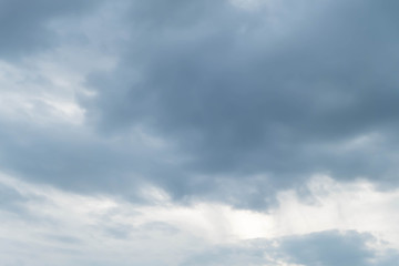 Obraz premium The gray cloud before rain