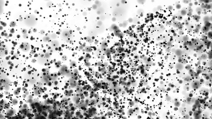 Beautiful monochrome bokeh blurred dots background defocused lights