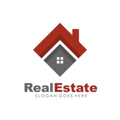 Real estate, house, building and property logo for logotype and template