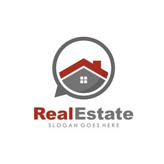 Real estate, house, building and property logo for logotype and template