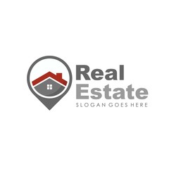 Real estate, house, building and property logo for logotype and template