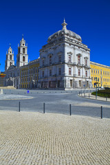 Naklejka premium Mafra National palace , cathedral and convent, in Portugal