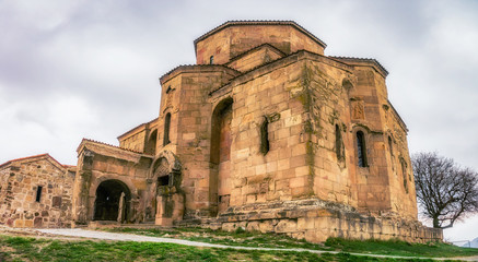 Georgia, Mtskheta: Jvari Monastery is a sixth century Georgian Orthodox monastery near Mtskheta, eastern Georgia.It is listed as a World Heritage site by UNESCO.