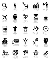 Icons Business and Creativity