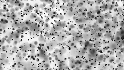 Beautiful monochrome bokeh blurred dots background defocused lights