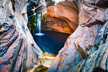 Hamersley Gorge, Spa Pool, Karijini, Australia © ronnybas