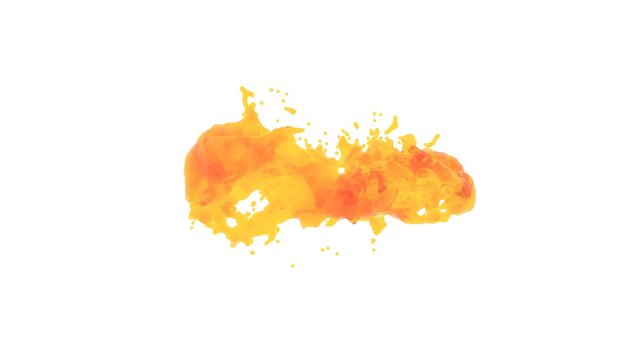 mix orange liquid