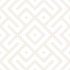 Geometric Ethnic Background Lattice. Stylish Subtle Texture. Vector Abstract Seamless Pattern.