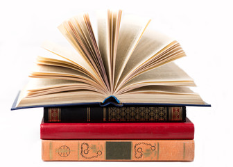 A book on white background. Isolated books 