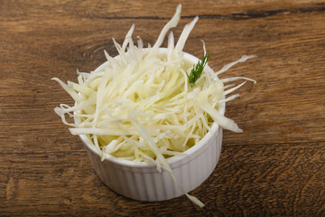 Shredded cabbage