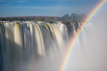 Rainbow and Victoria Falls