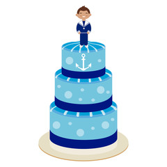 Communion Cake for Boy