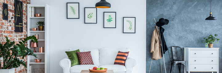 Decorated living room