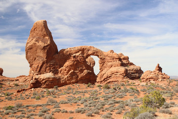 Fototapeta na wymiar Arches National Park in Utah