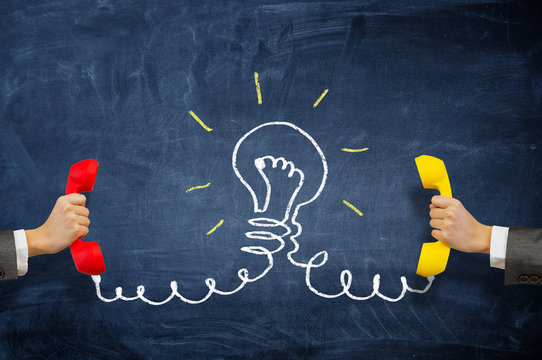 Getting a call . Mixed media