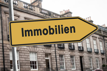 Obraz premium Schild 238 - Immobilien