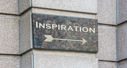 Fototapeta premium Schild 204 - Inspiration