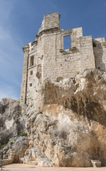 Fototapeta na wymiar ruine of castle in zuheros