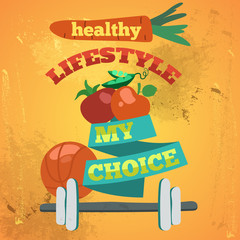 Healthy lifestyle concept