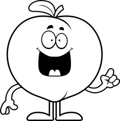 Cartoon Peach Idea