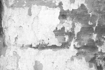 Wall fragment with scratches and cracks