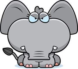 Cartoon Angry Elephant