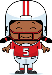 Smiling Cartoon Football