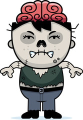 Angry Cartoon Zombie