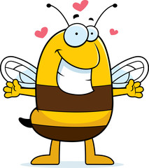 Cartoon Bee Hug