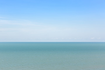 Beautiful sea view with blue sea and nice clear sky