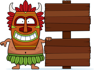Cartoon Witch Doctor Sign