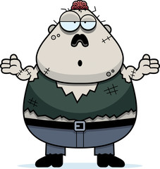 Confused Cartoon Zombie