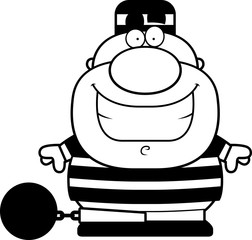 Smiling Cartoon Prisoner