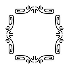 Vintage frame decoration