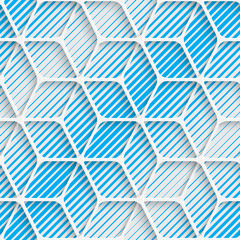 Seamless Mosaic Pattern. Abstract 3d Realistic Background