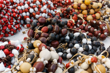 detail of handicrafts from Cuba.