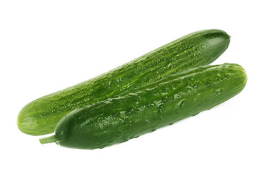 cucumbers isolated