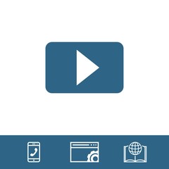 video icon stock vector illustration flat design