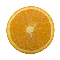 orange slice isolated