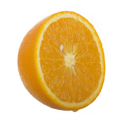 orange slice isolated