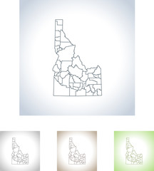 map of Idaho