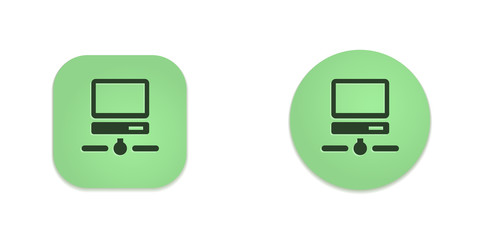 Vector Green Web Buttons

