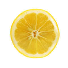 lemon slice isolated