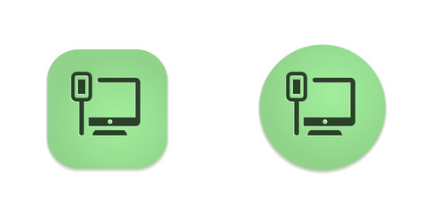 Vector Green Web Buttons
