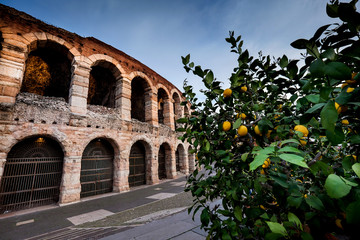 Obraz premium Verona Italy - Cityscape of Verona, Veneto