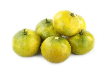 tangerines isolated