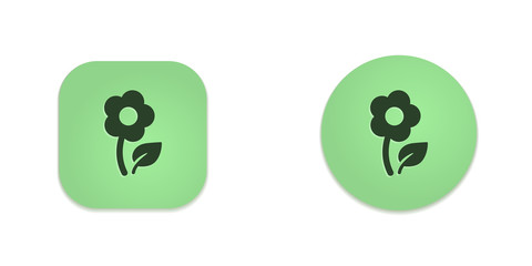 Vector Green Web Buttons
