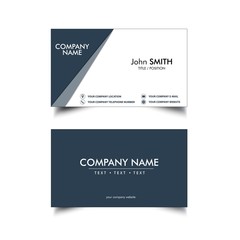 Simple Business Card Template, Vector, Illustration