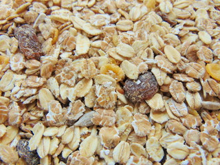 tasty cereals or muesli for breakfast