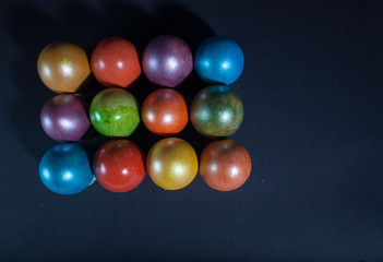 easter eggs isolated